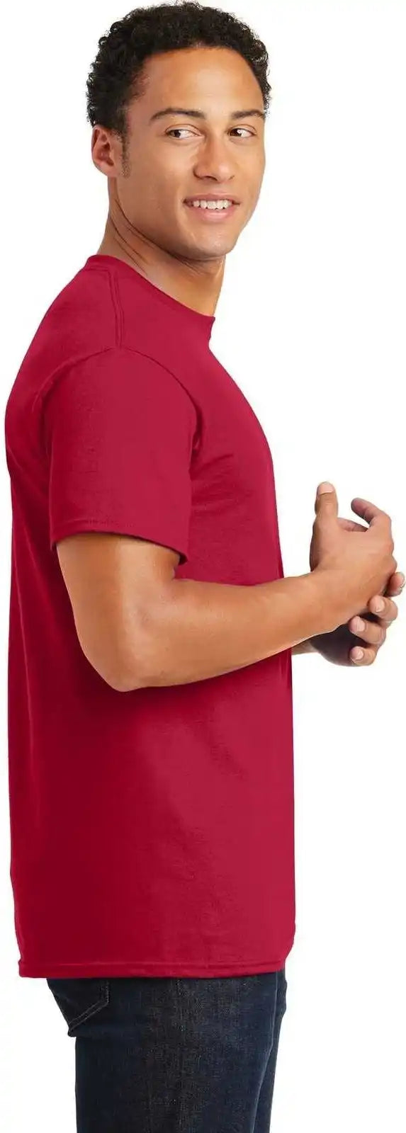Gildan 2000 Ultra Cotton 100% t Shirt Cherry Red