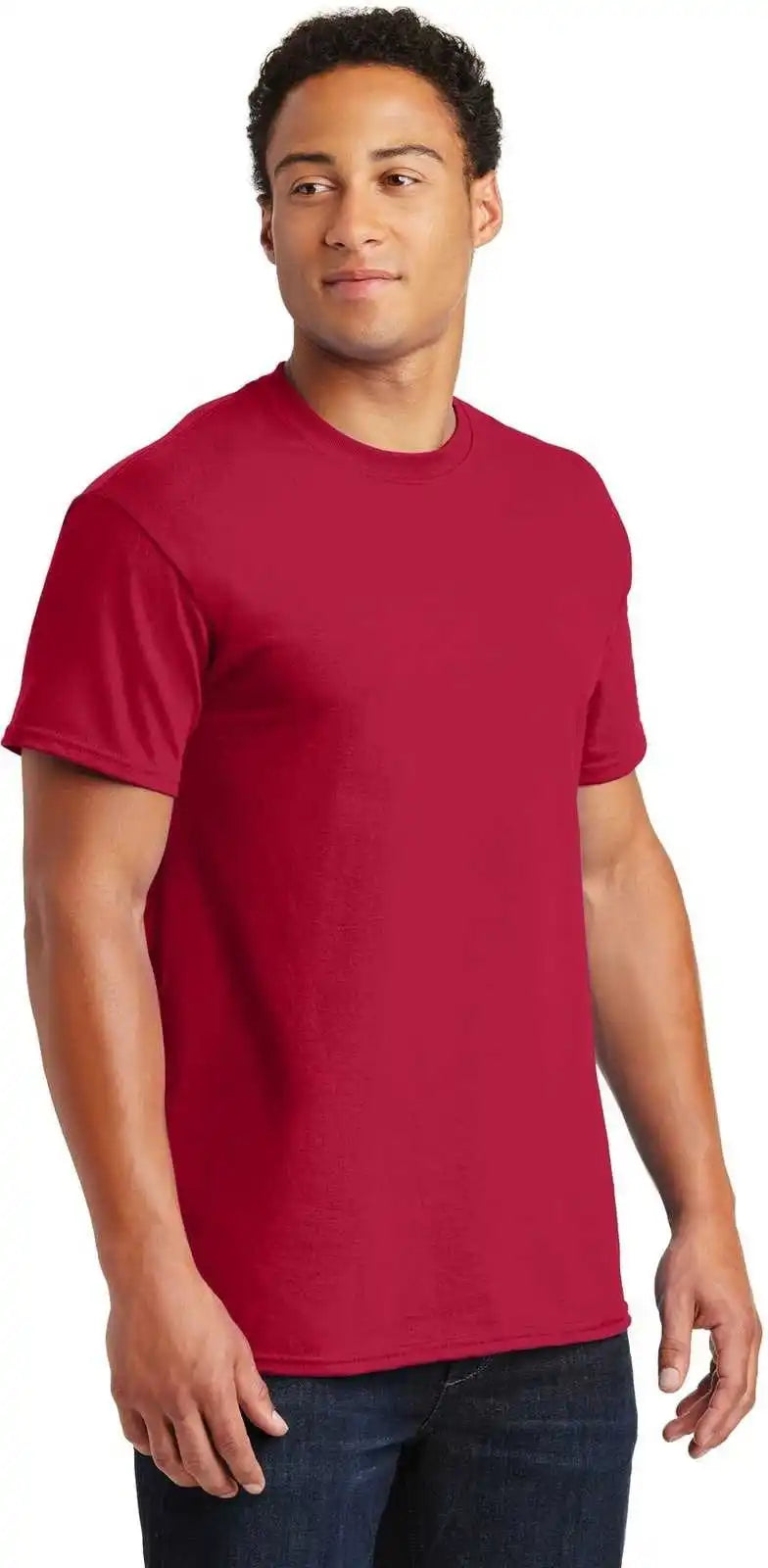 Gildan 2000 Ultra Cotton 100% t Shirt Cherry Red