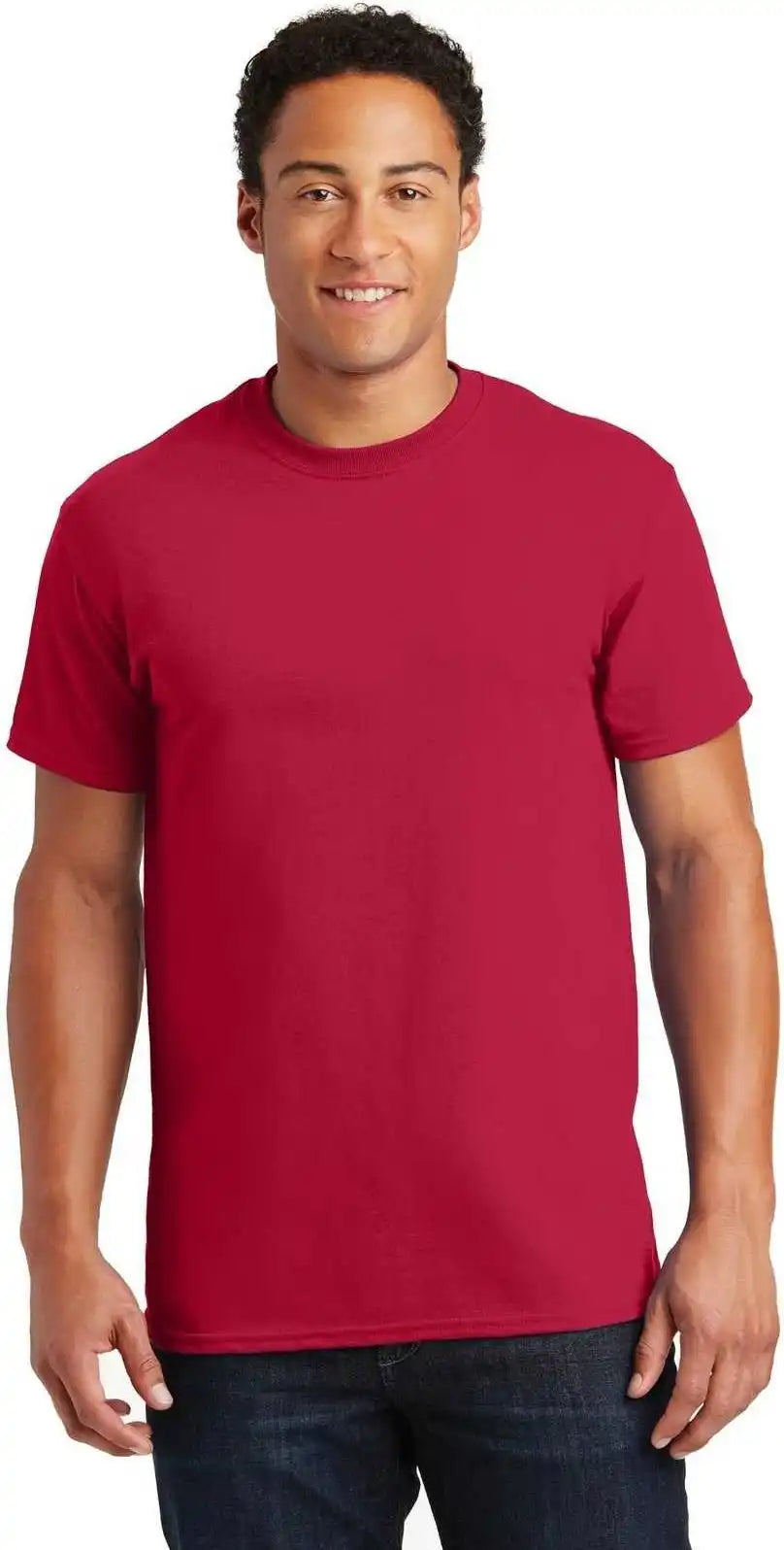 Gildan 2000 Ultra Cotton 100% t Shirt Cherry Red