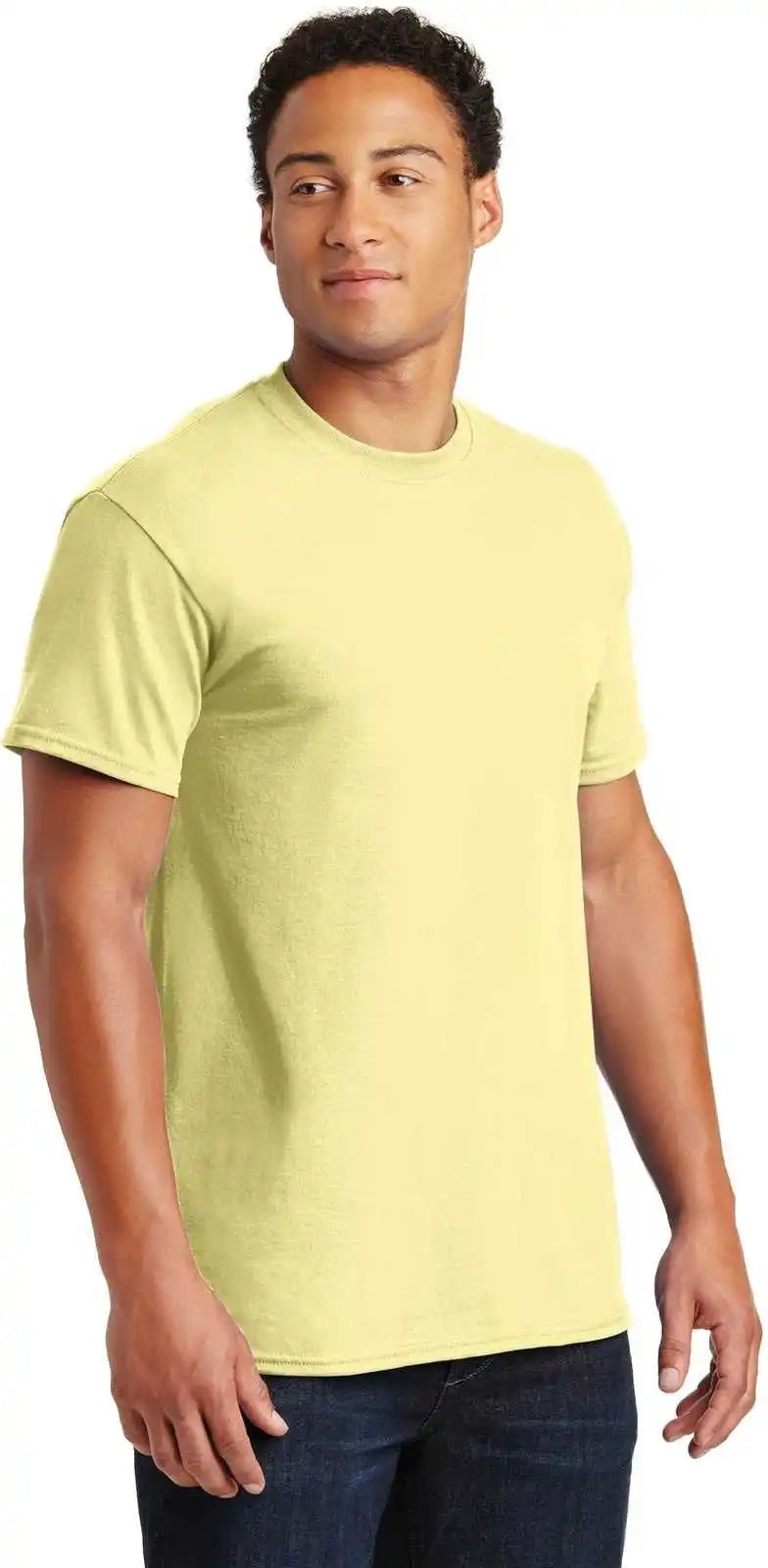 Gildan 2000 Ultra Cotton 100% t Shirt Cornsilk