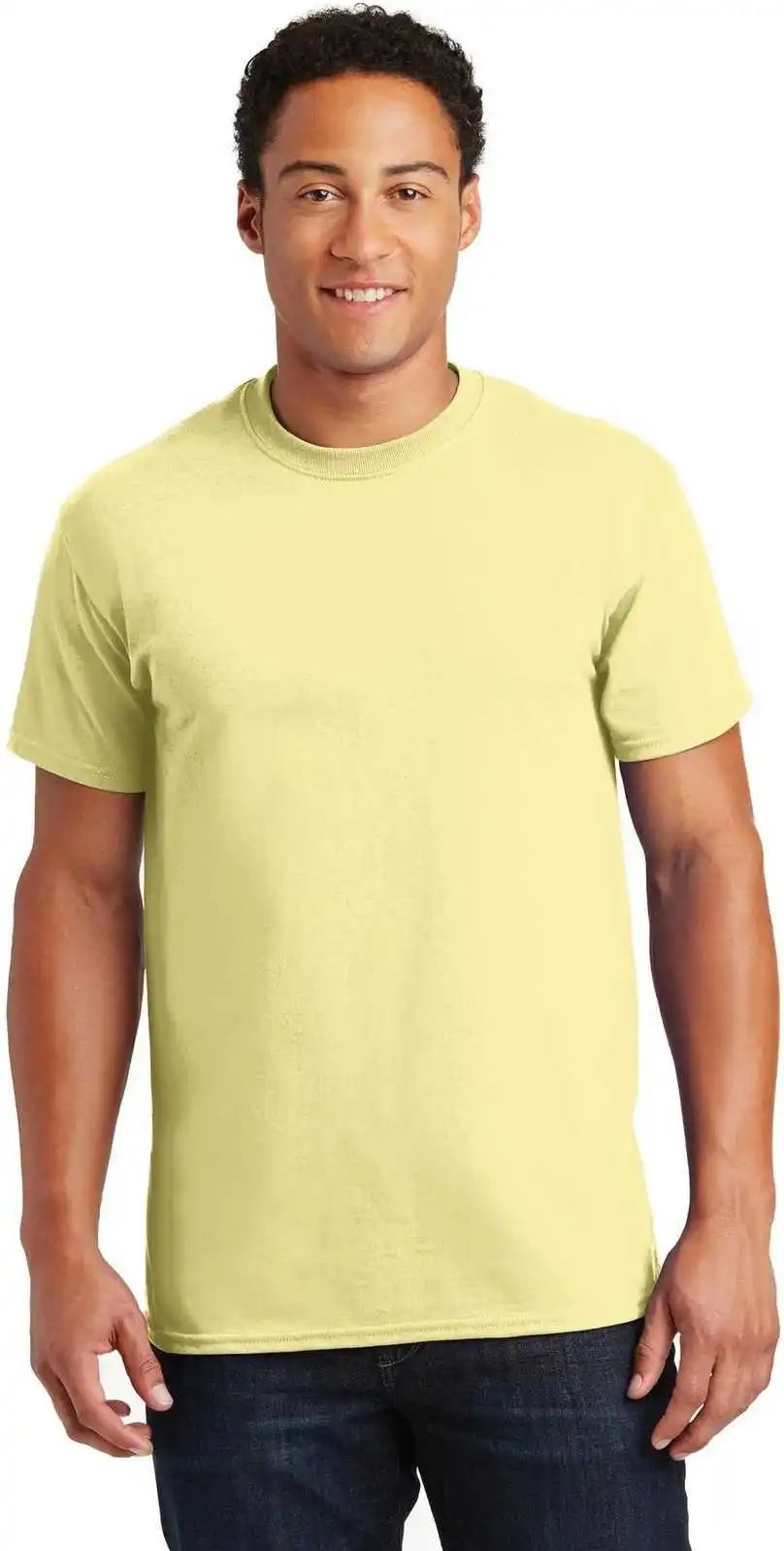 Gildan 2000 Ultra Cotton 100% t Shirt Cornsilk