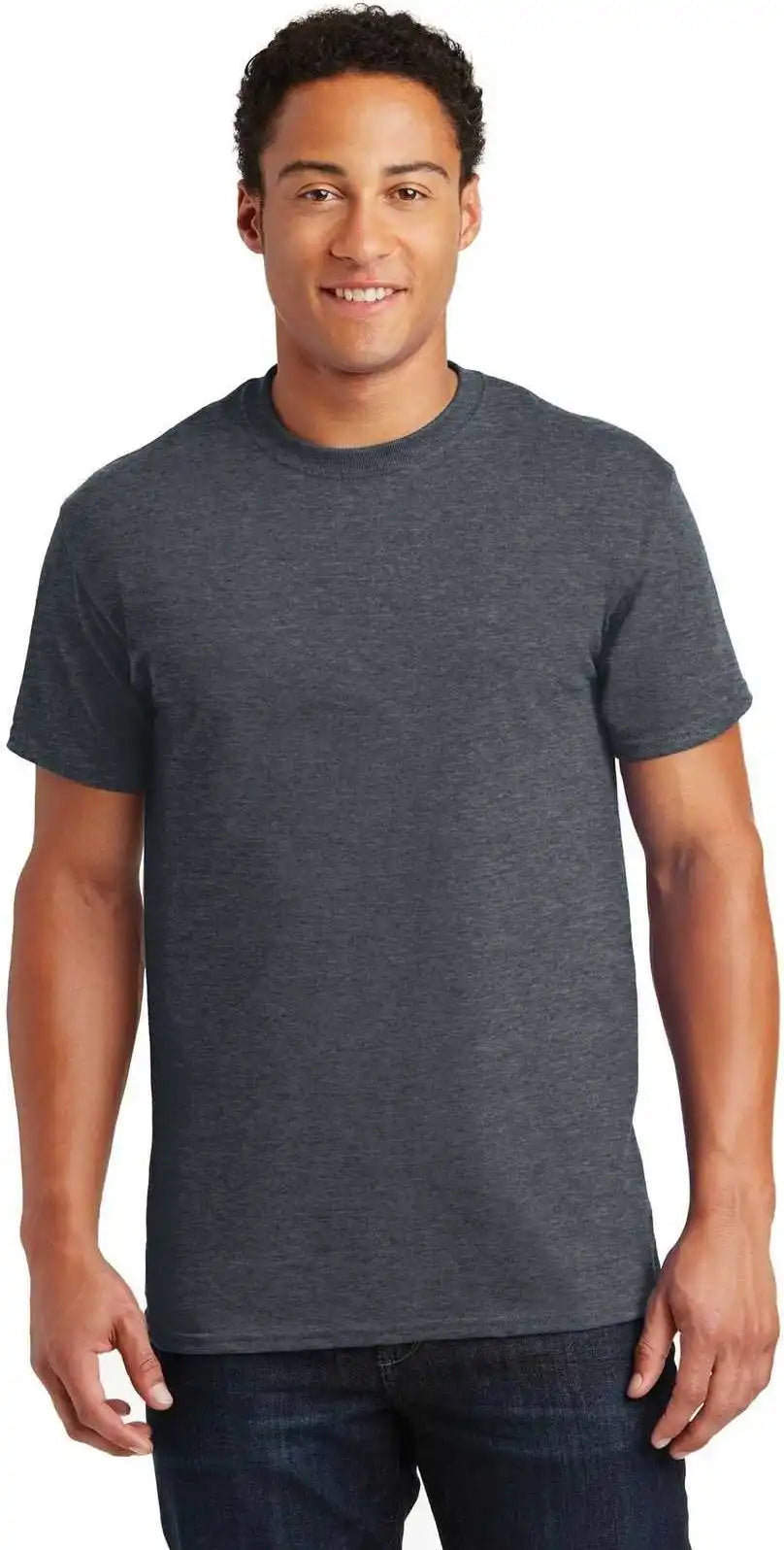 Gildan 2000 Ultra Cotton 100% t Shirt Dark Heather