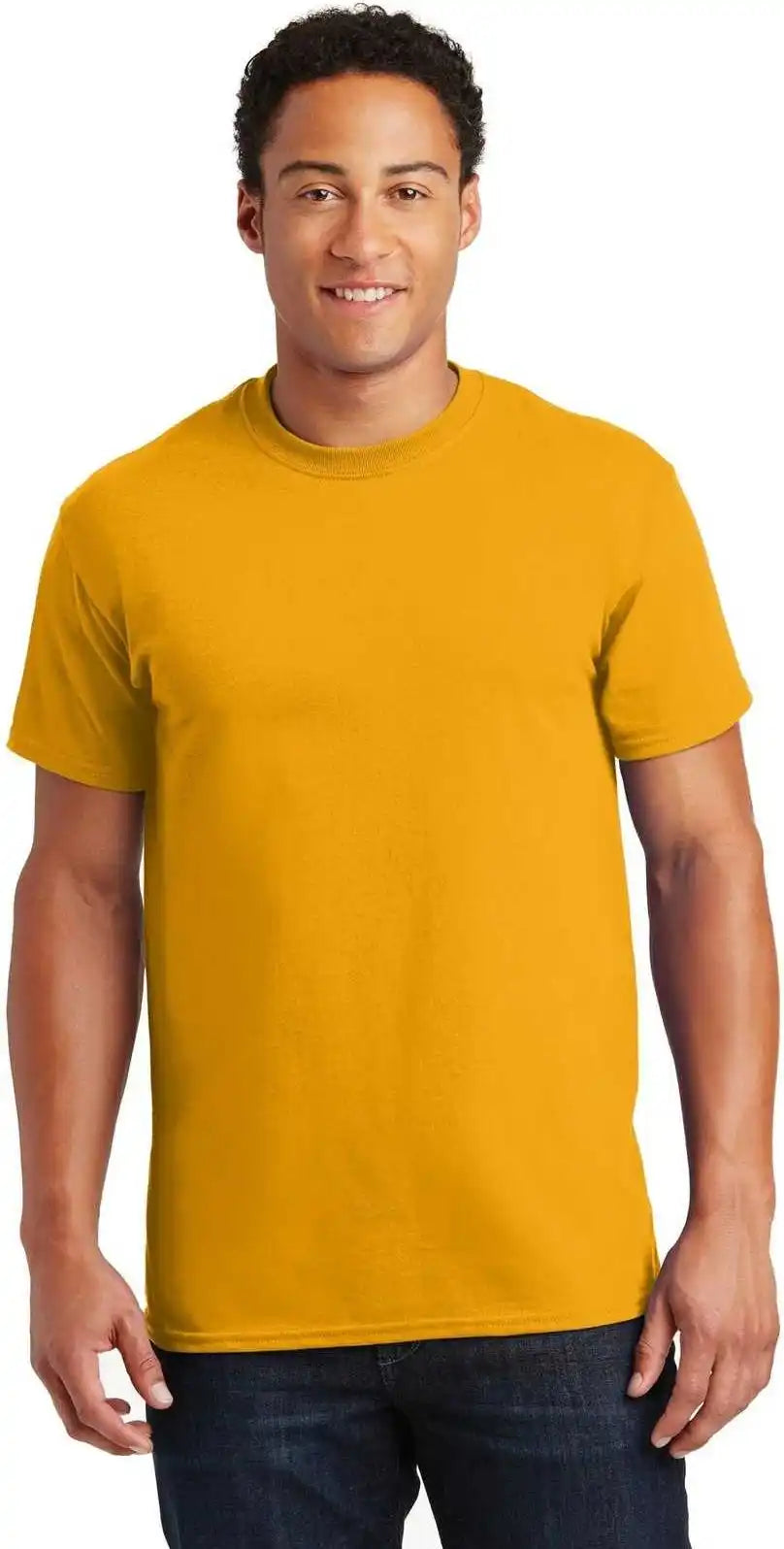 Gildan 2000 Ultra Cotton 100% t Shirt Gold