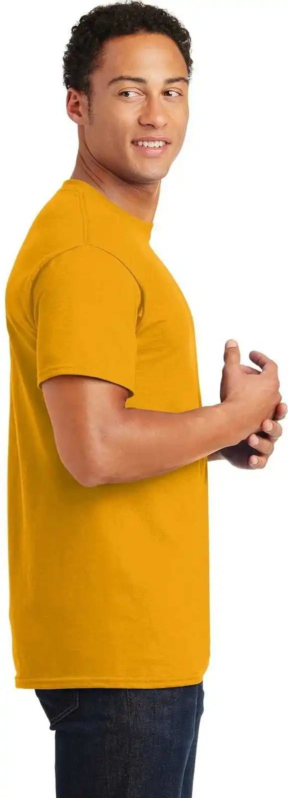 Gildan 2000 Ultra Cotton 100% t Shirt Gold