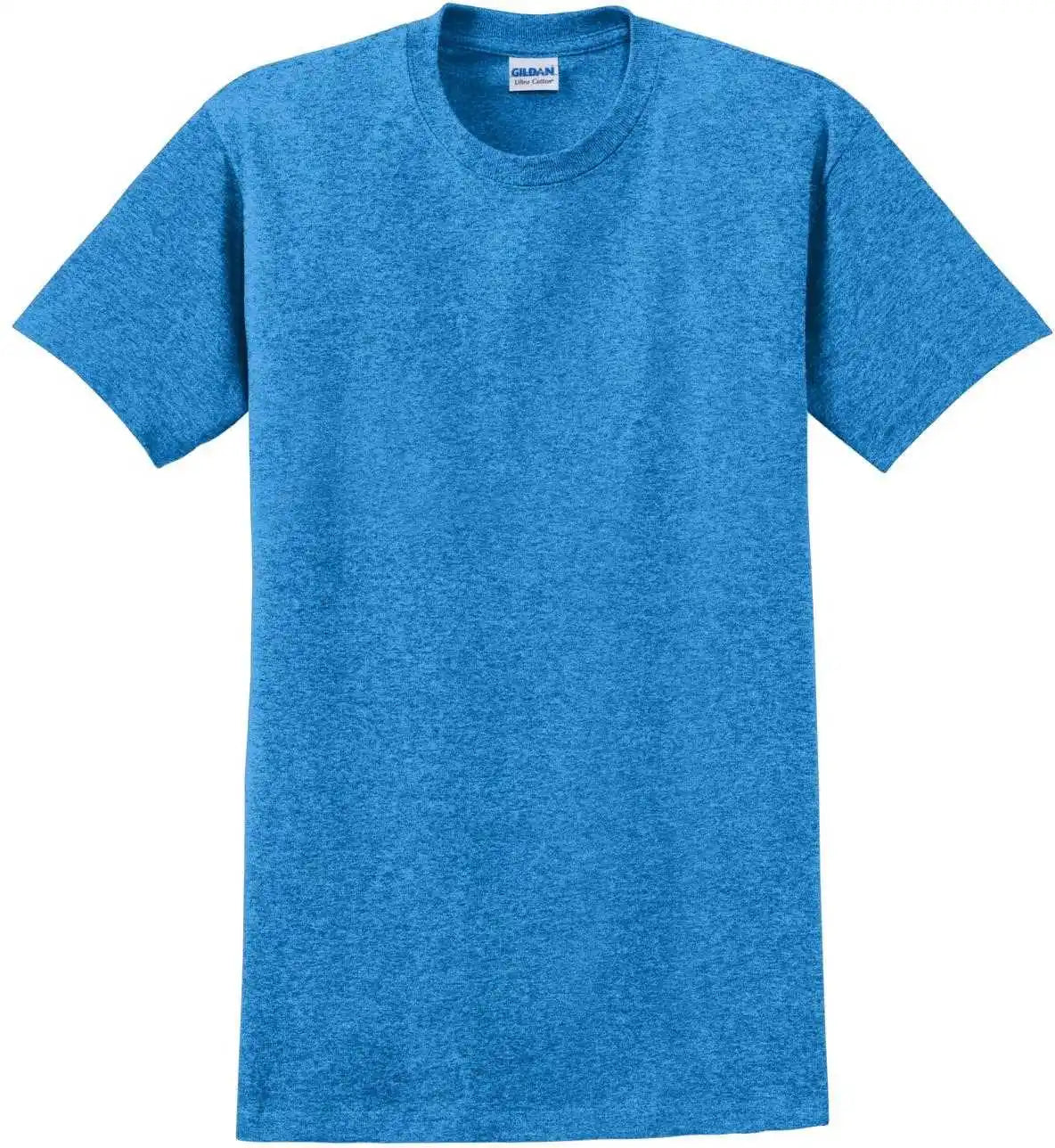 Gildan 2000 Ultra Cotton 100% t Shirt Heathered Sapphire