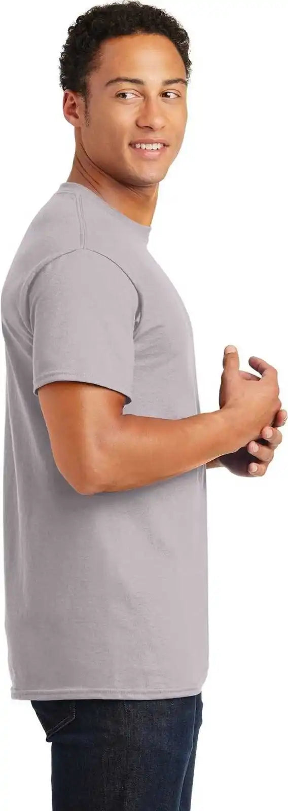 Gildan 2000 Ultra Cotton 100% t Shirt Ice Gray