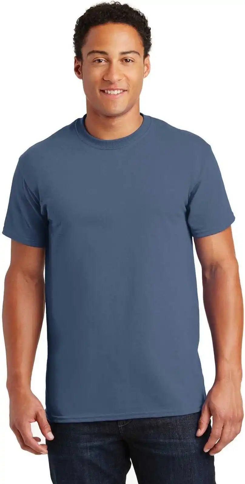 Gildan 2000 Ultra Cotton 100% t Shirt Indigo Blue