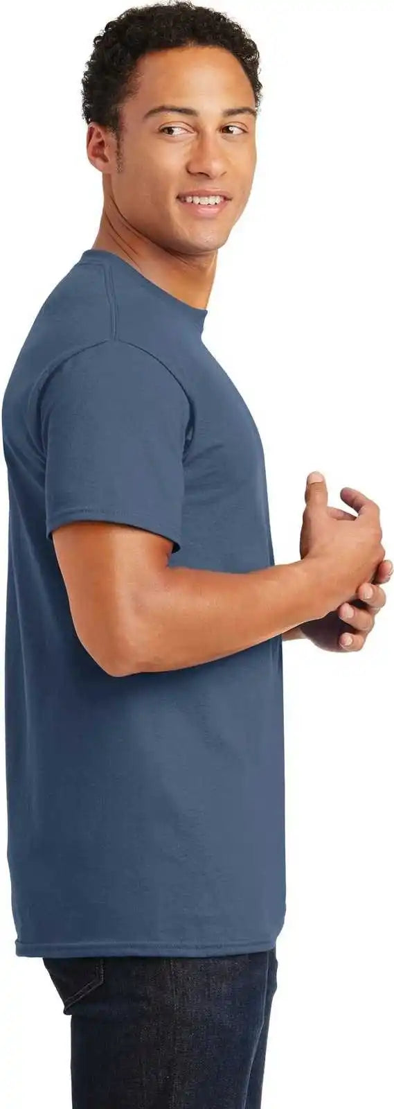 Gildan 2000 Ultra Cotton 100% t Shirt Indigo Blue