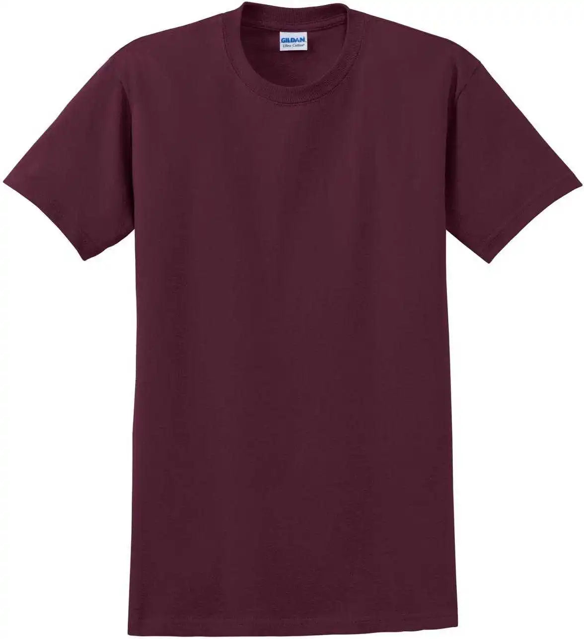 Gildan 2000 Ultra Cotton 100% t Shirt Maroon