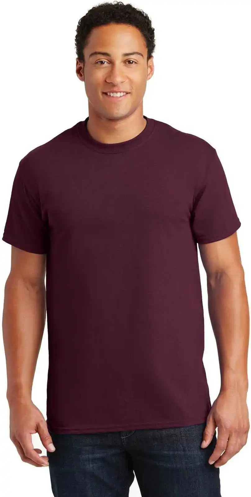Gildan 2000 Ultra Cotton 100% t Shirt Maroon