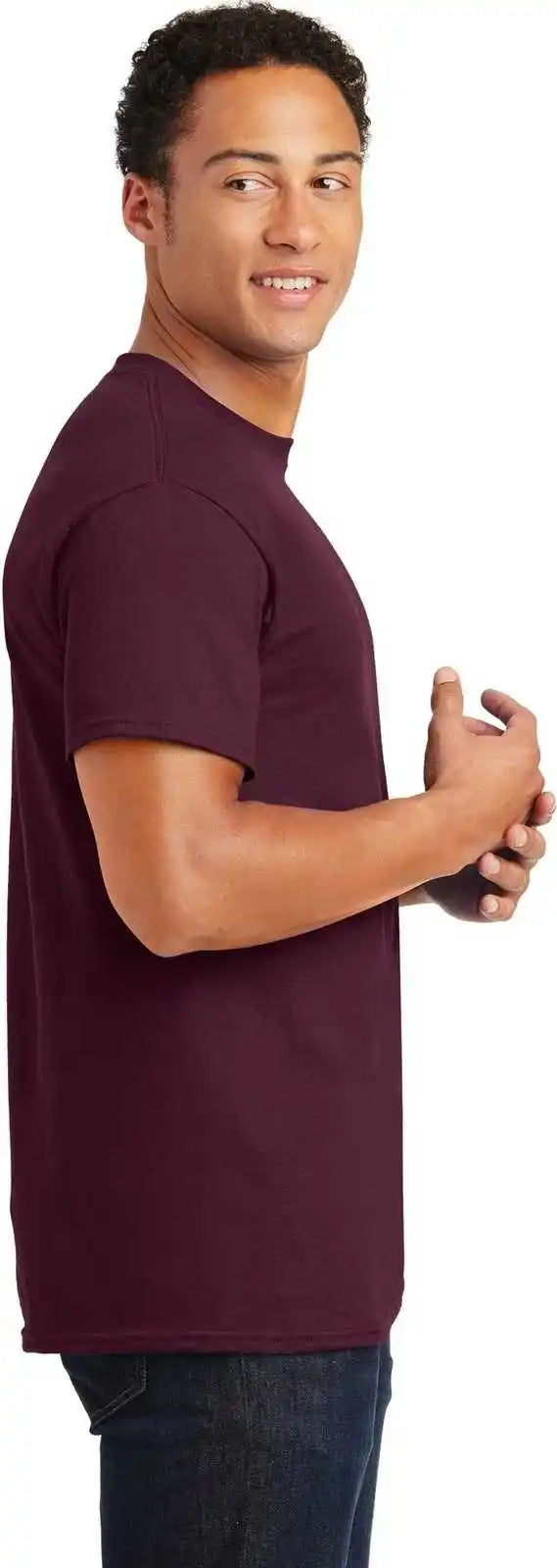 Gildan 2000 Ultra Cotton 100% t Shirt Maroon