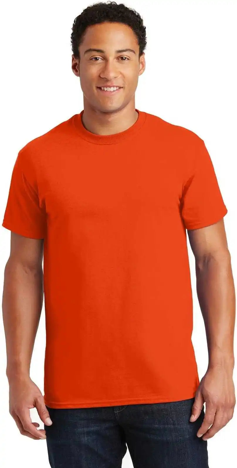 Gildan 2000 Ultra Cotton 100% t Shirt Orange