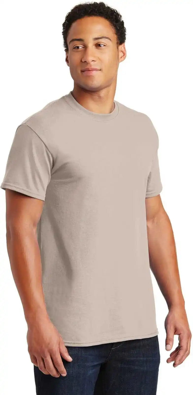 Gildan 2000 Ultra Cotton 100% t Shirt Sand