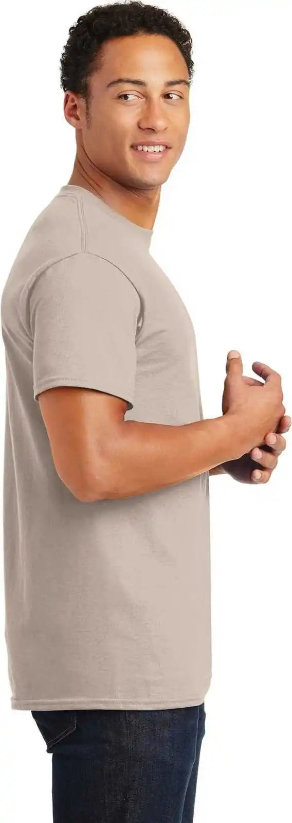 Gildan 2000 Ultra Cotton 100% t Shirt Sand