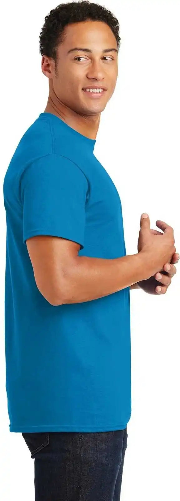 Gildan 2000 Ultra Cotton 100% t Shirt Sapphire