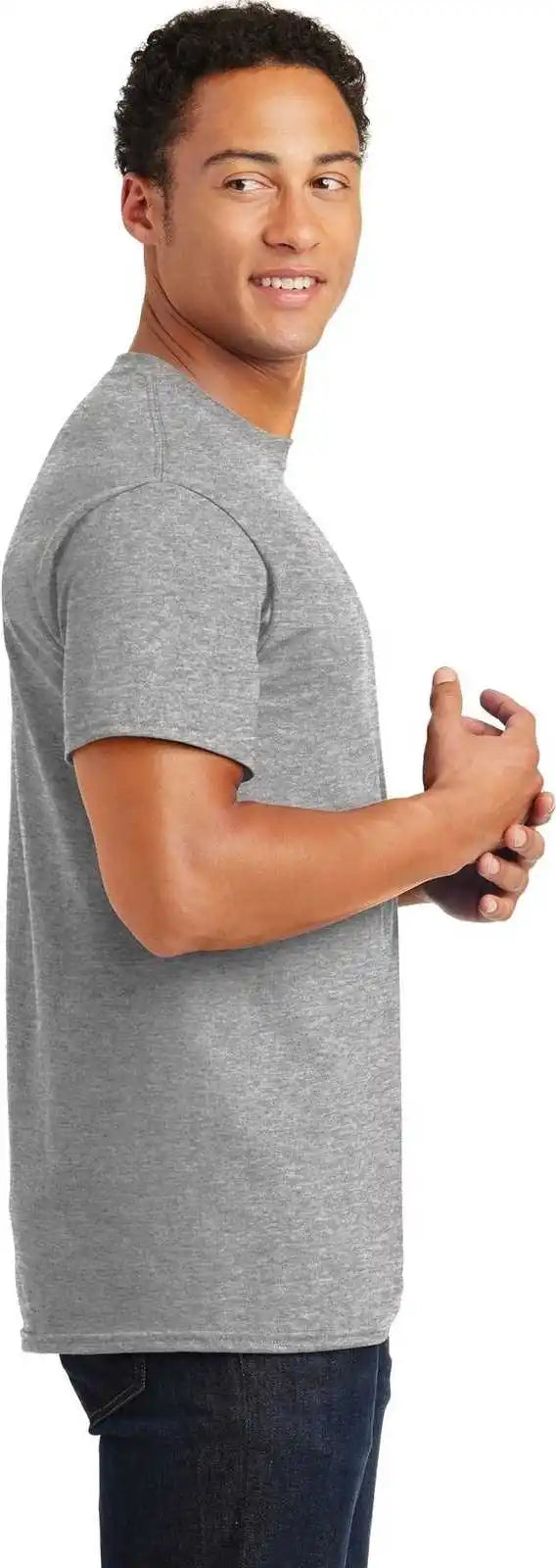 Gildan 2000 Ultra Cotton 100% t Shirt Sport Gray