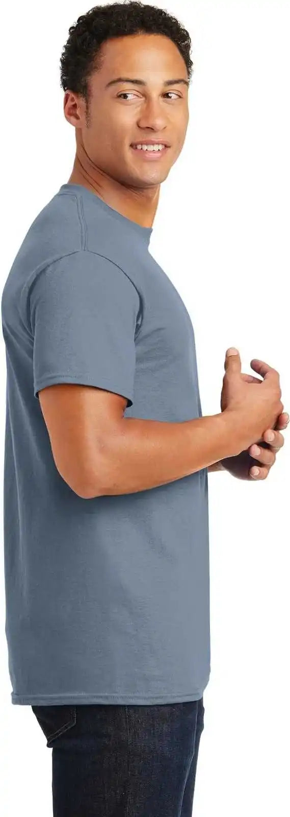 Gildan 2000 Ultra Cotton 100% t Shirt Stone Blue