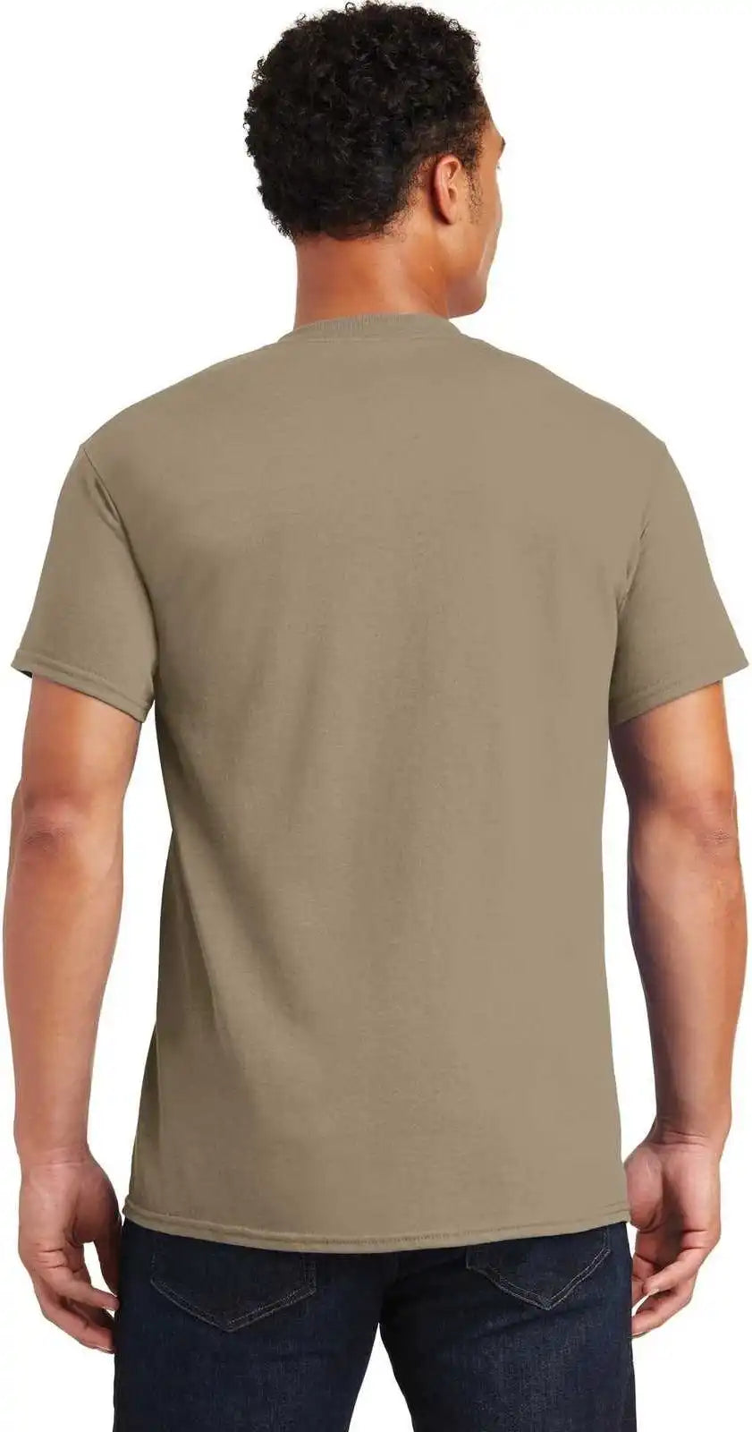 Gildan 2000 Ultra Cotton 100% t Shirt Tan