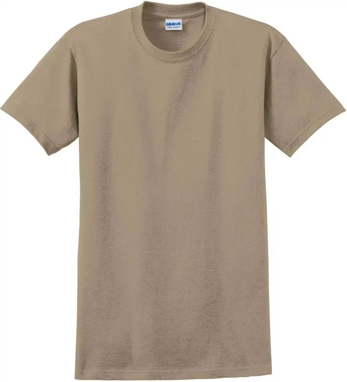 Gildan 2000 Ultra Cotton 100% t Shirt Tan