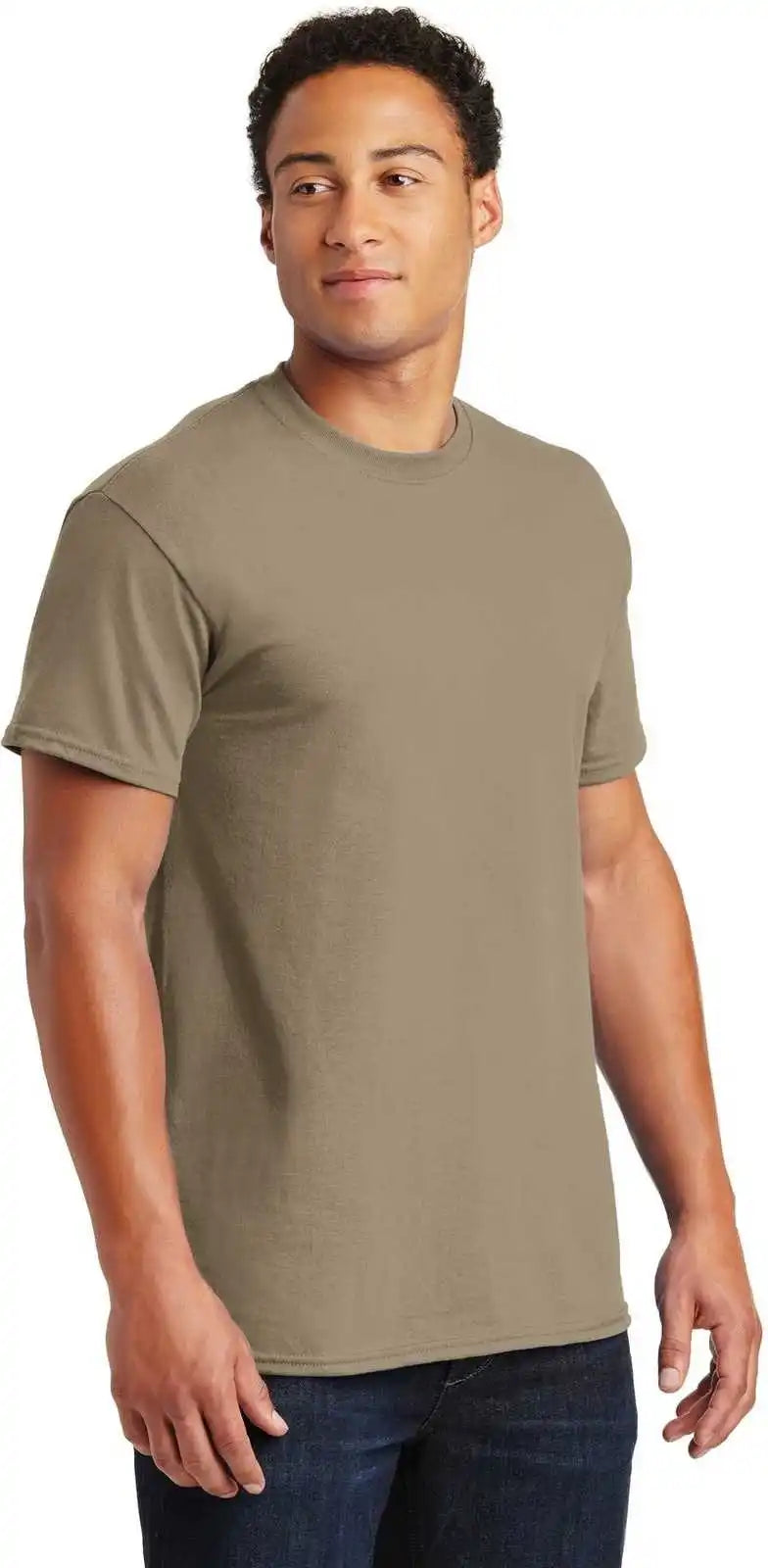Gildan 2000 Ultra Cotton 100% t Shirt Tan