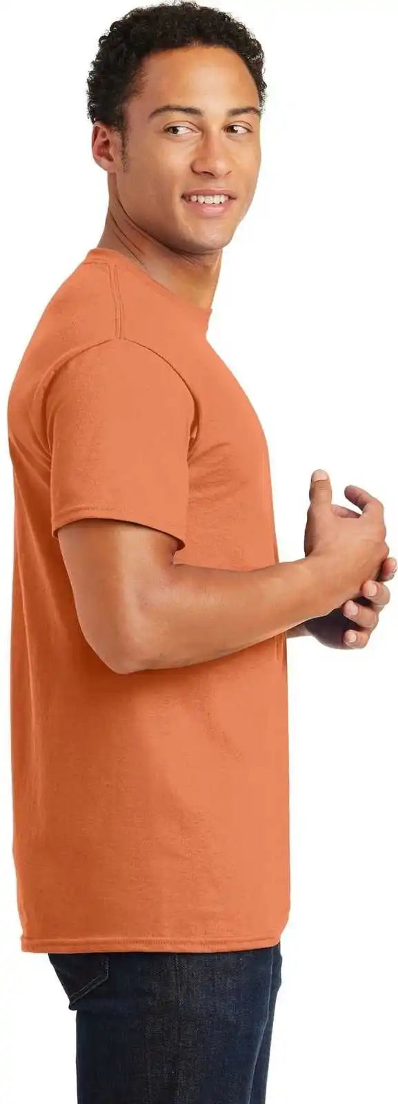 Gildan 2000 Ultra Cotton 100% t Shirt Tangerine