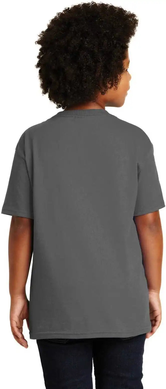Gildan 2000b Youth Ultra Cotton 100% t Shirt Charcoal