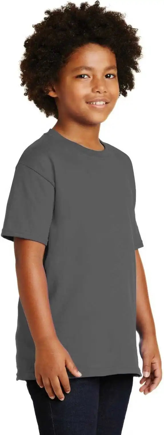Gildan 2000b Youth Ultra Cotton 100% t Shirt Charcoal