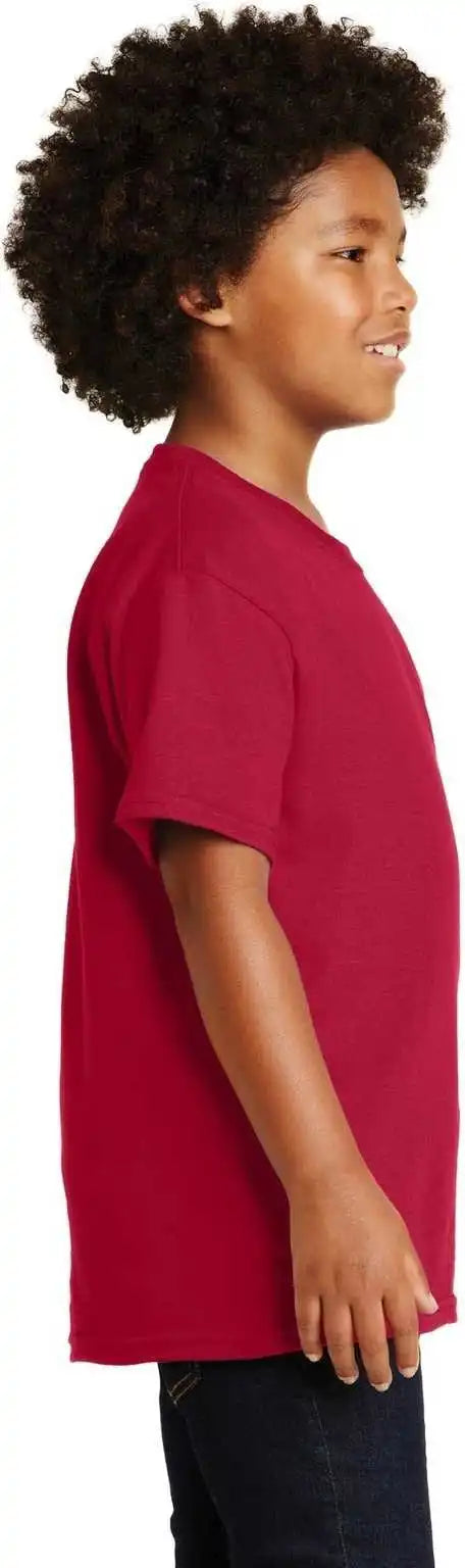Gildan 2000b Youth Ultra Cotton 100% t Shirt Cherry Red
