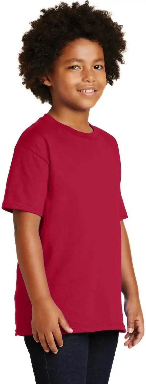Gildan 2000b Youth Ultra Cotton 100% t Shirt Cherry Red
