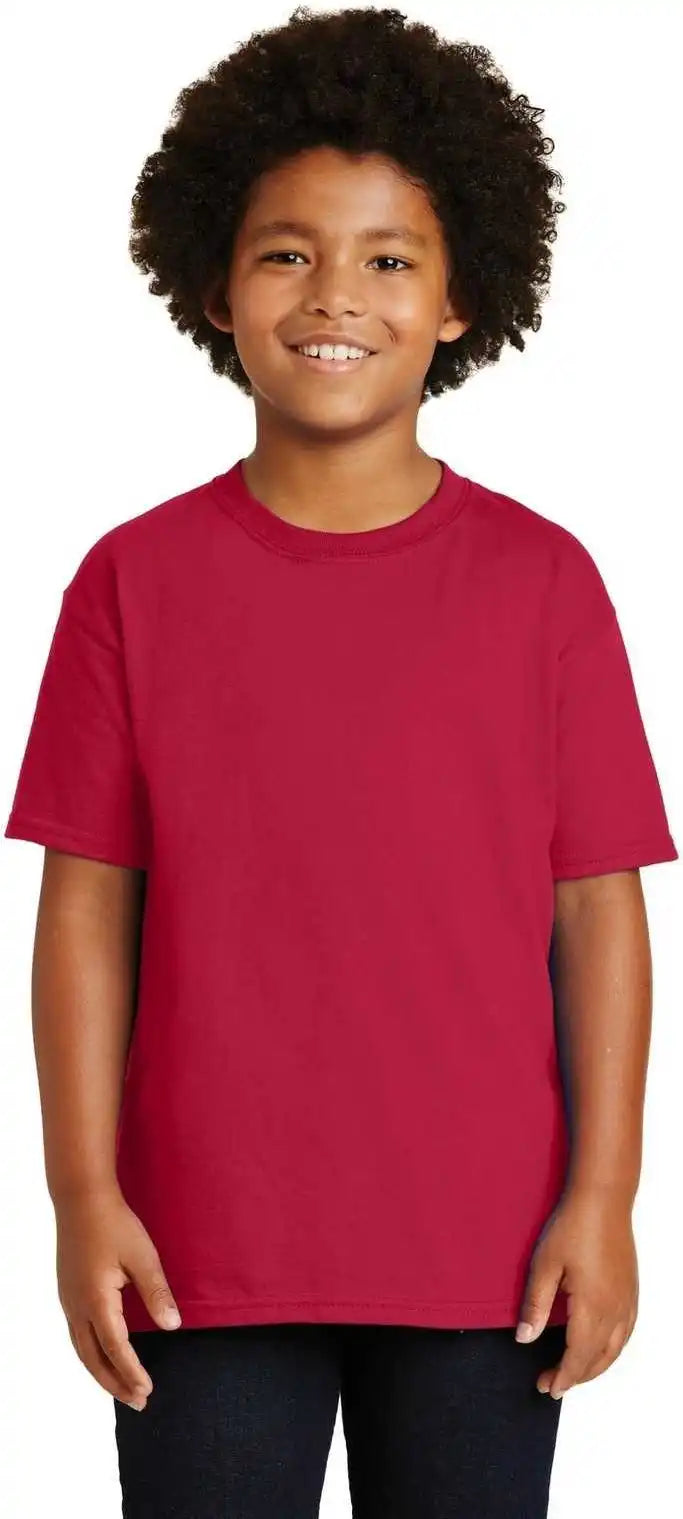 Gildan 2000b Youth Ultra Cotton 100% t Shirt Cherry Red