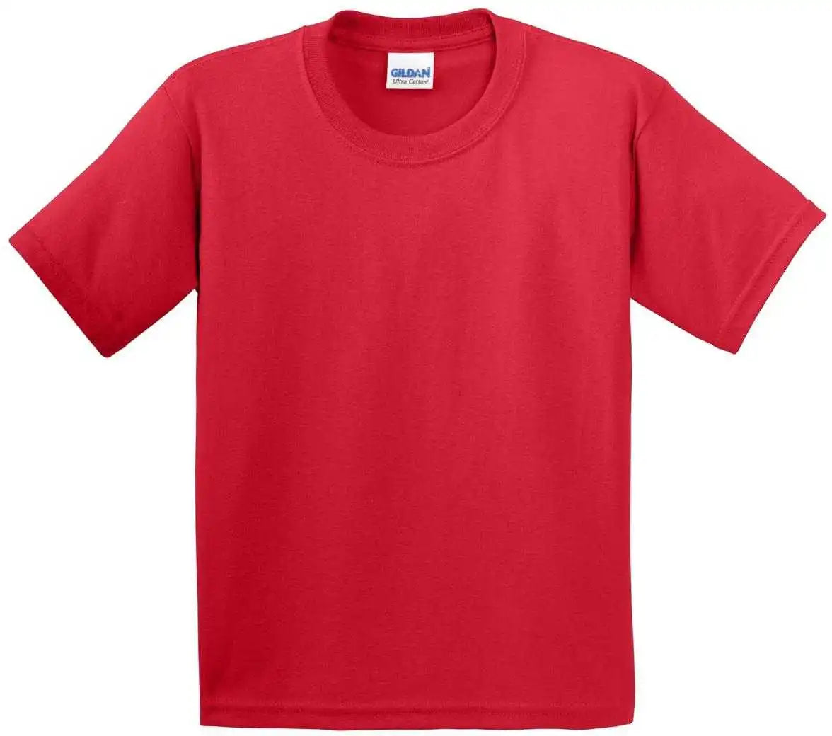 Gildan 2000b Youth Ultra Cotton 100% t Shirt Cherry Red