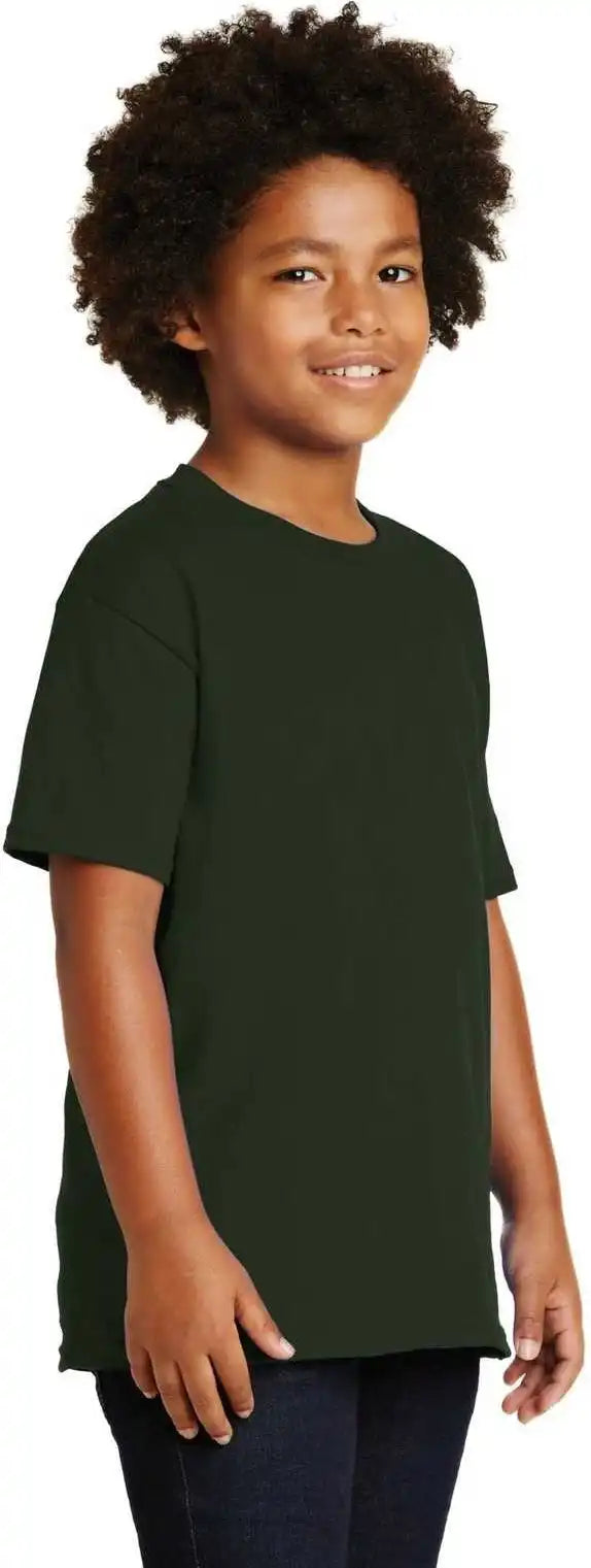 Gildan 2000b Youth Ultra Cotton 100% t Shirt Forest