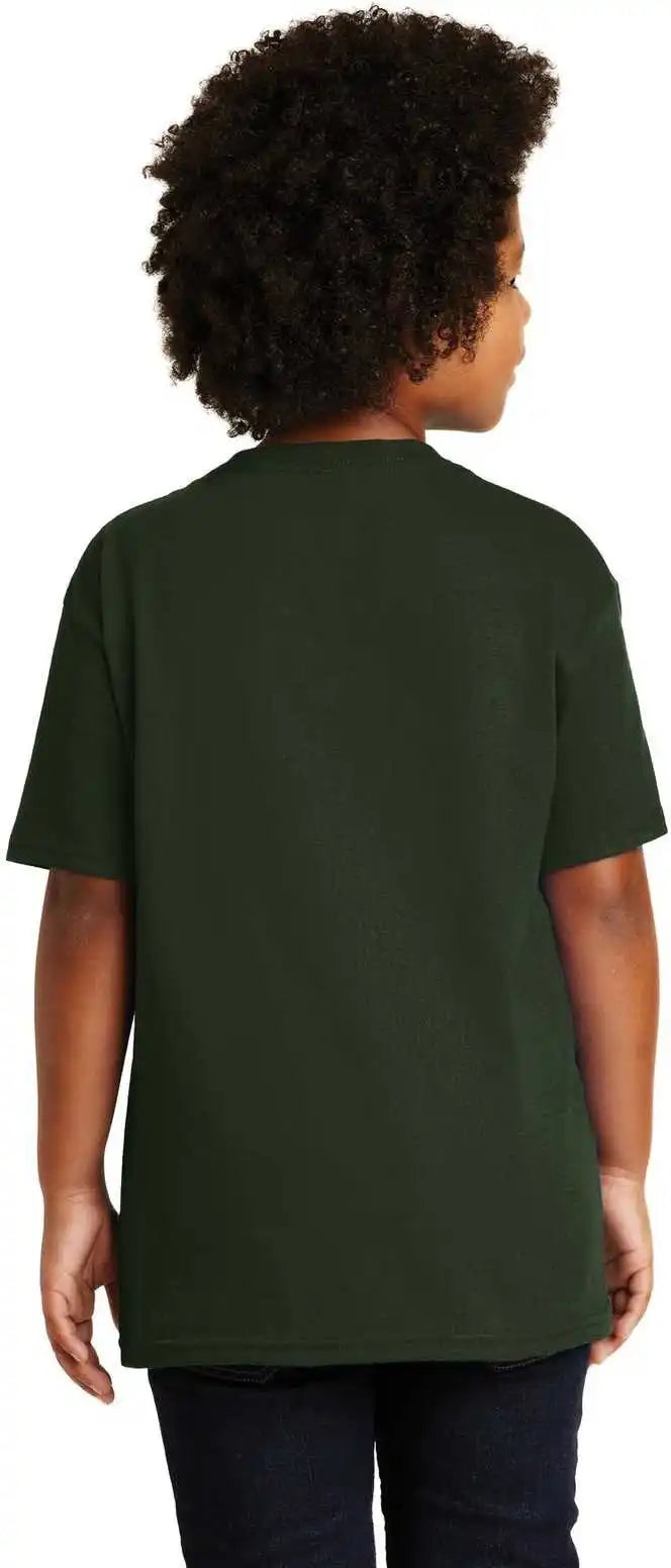 Gildan 2000b Youth Ultra Cotton 100% t Shirt Forest