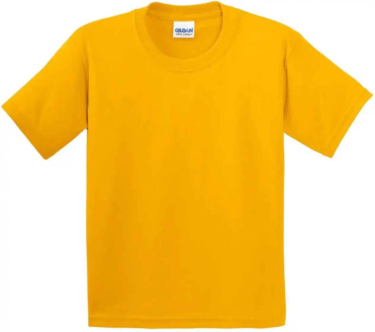 Gildan 2000b Youth Ultra Cotton 100% t Shirt Gold