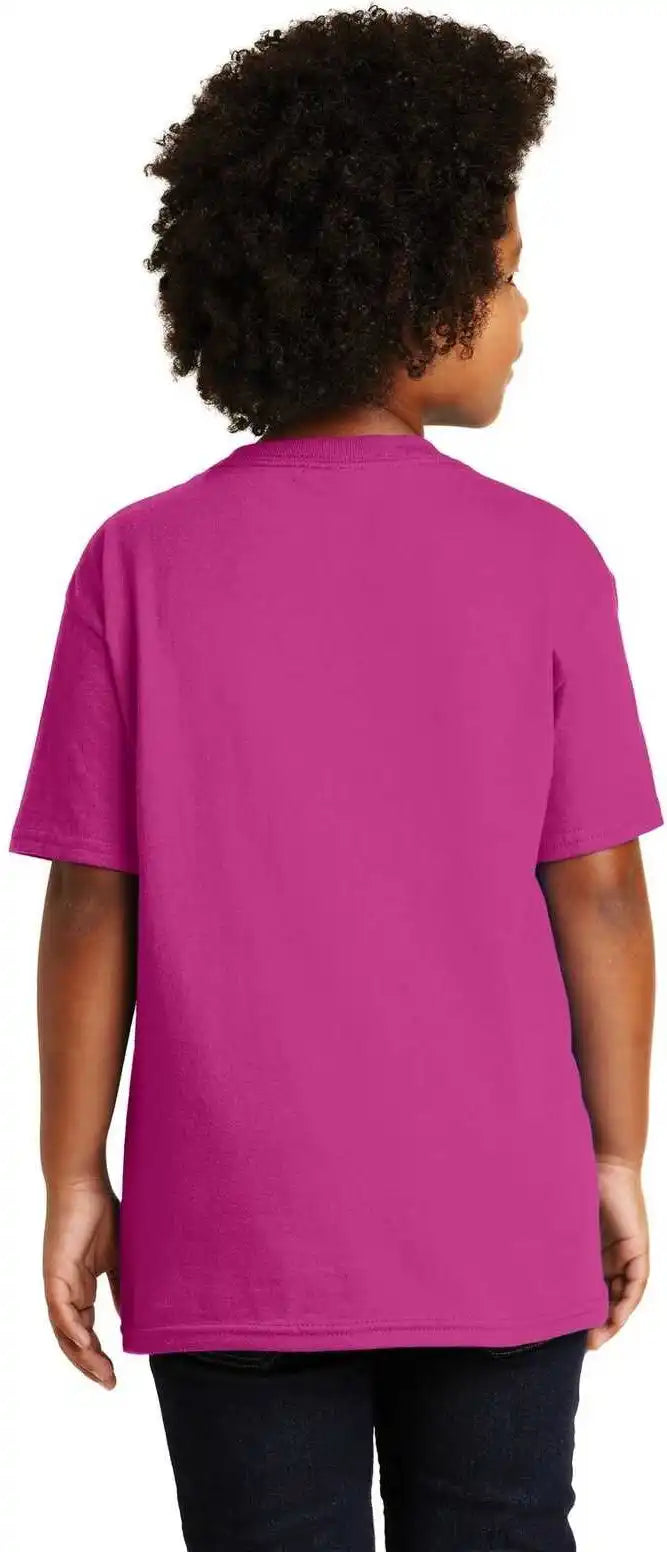 Gildan 2000b Youth Ultra Cotton 100% t Shirt Heliconia
