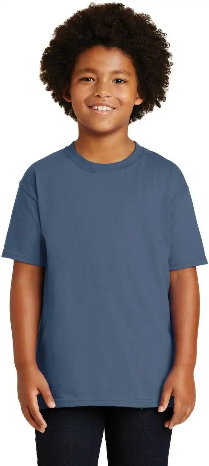 Gildan 2000b Youth Ultra Cotton 100% t Shirt Indigo Blue
