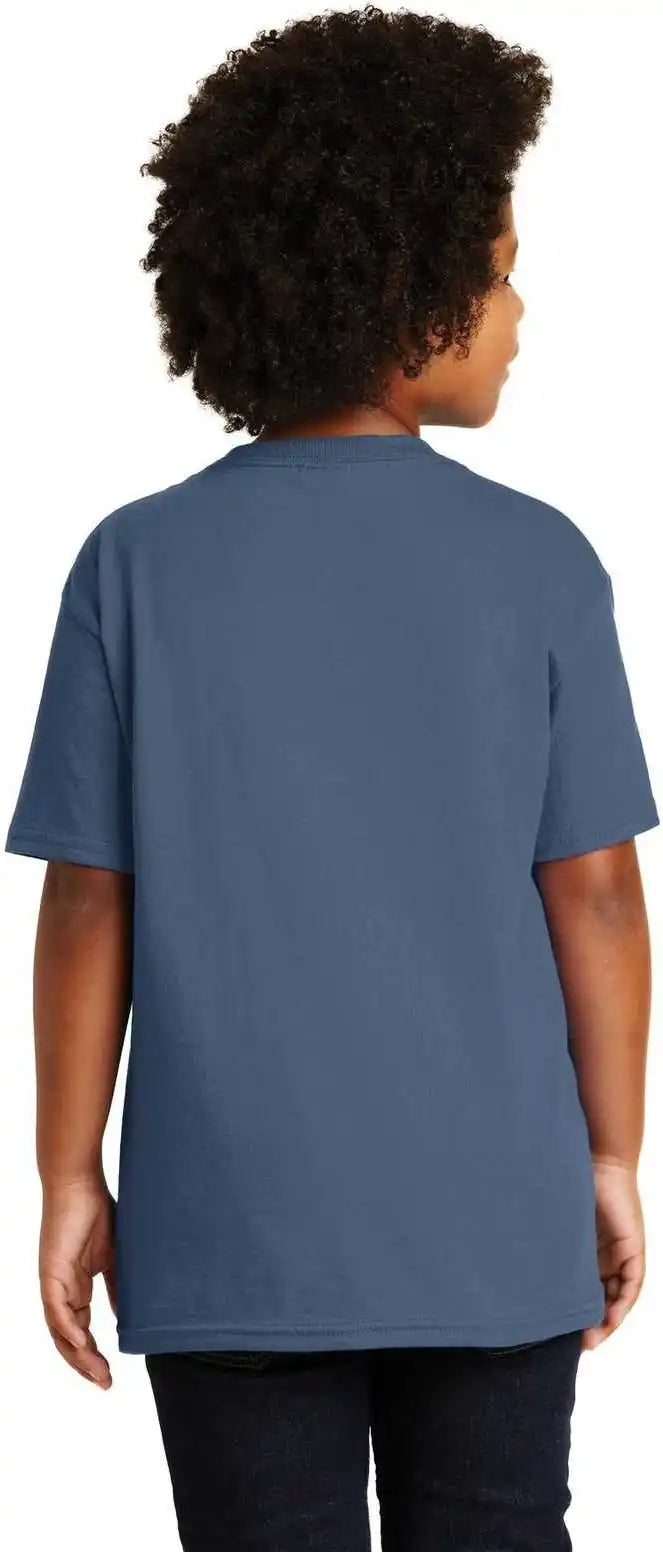 Gildan 2000b Youth Ultra Cotton 100% t Shirt Indigo Blue