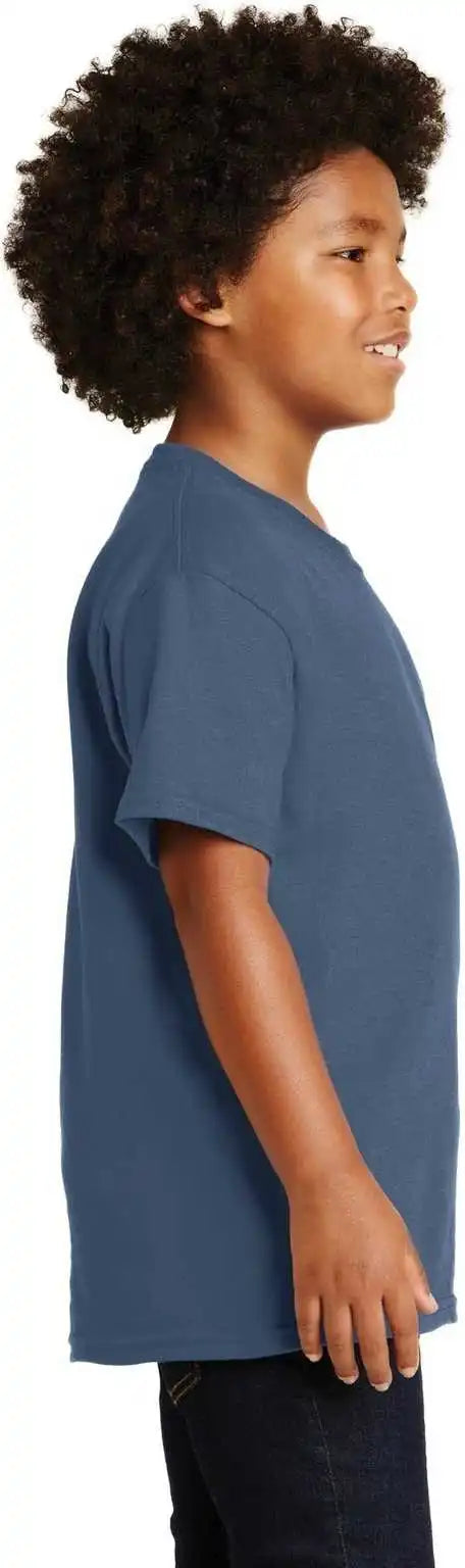 Gildan 2000b Youth Ultra Cotton 100% t Shirt Indigo Blue