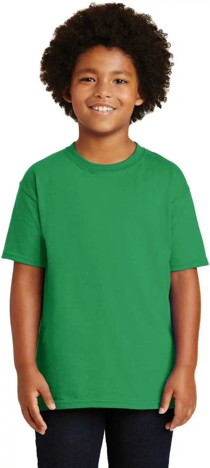Gildan 2000b Youth Ultra Cotton 100% t Shirt Irish Green