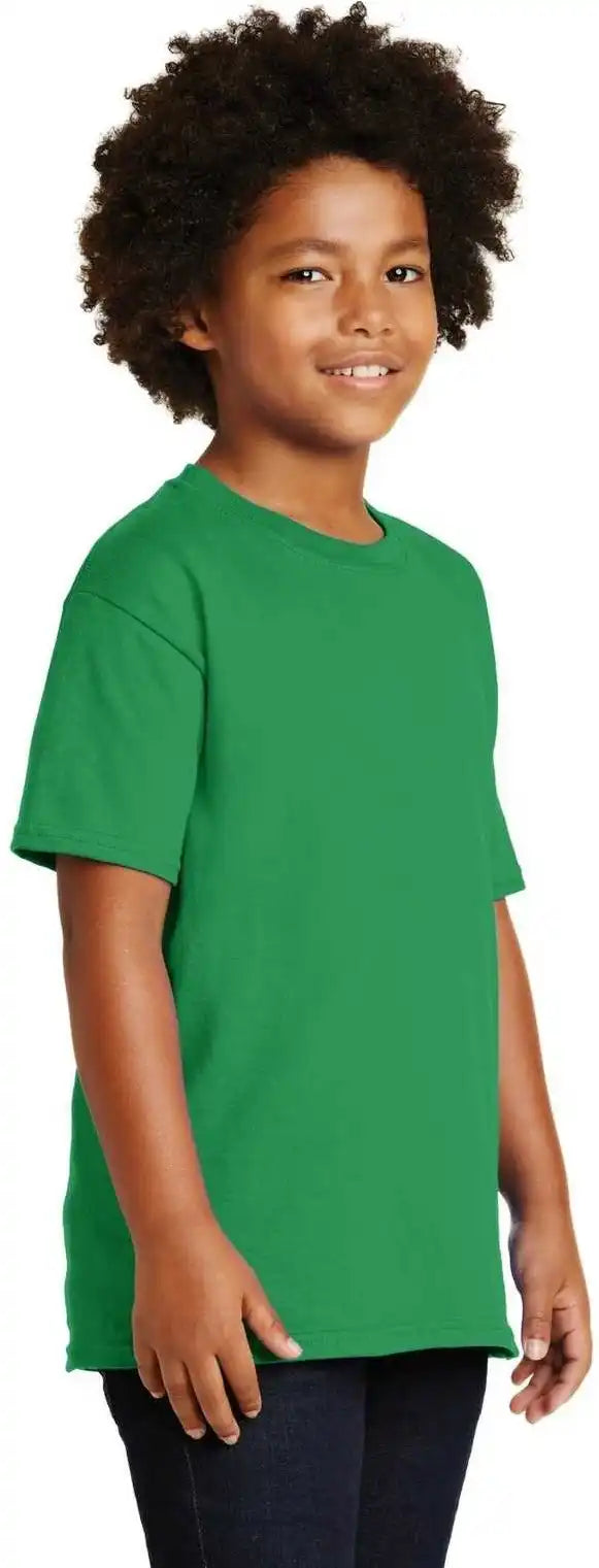 Gildan 2000b Youth Ultra Cotton 100% t Shirt Irish Green