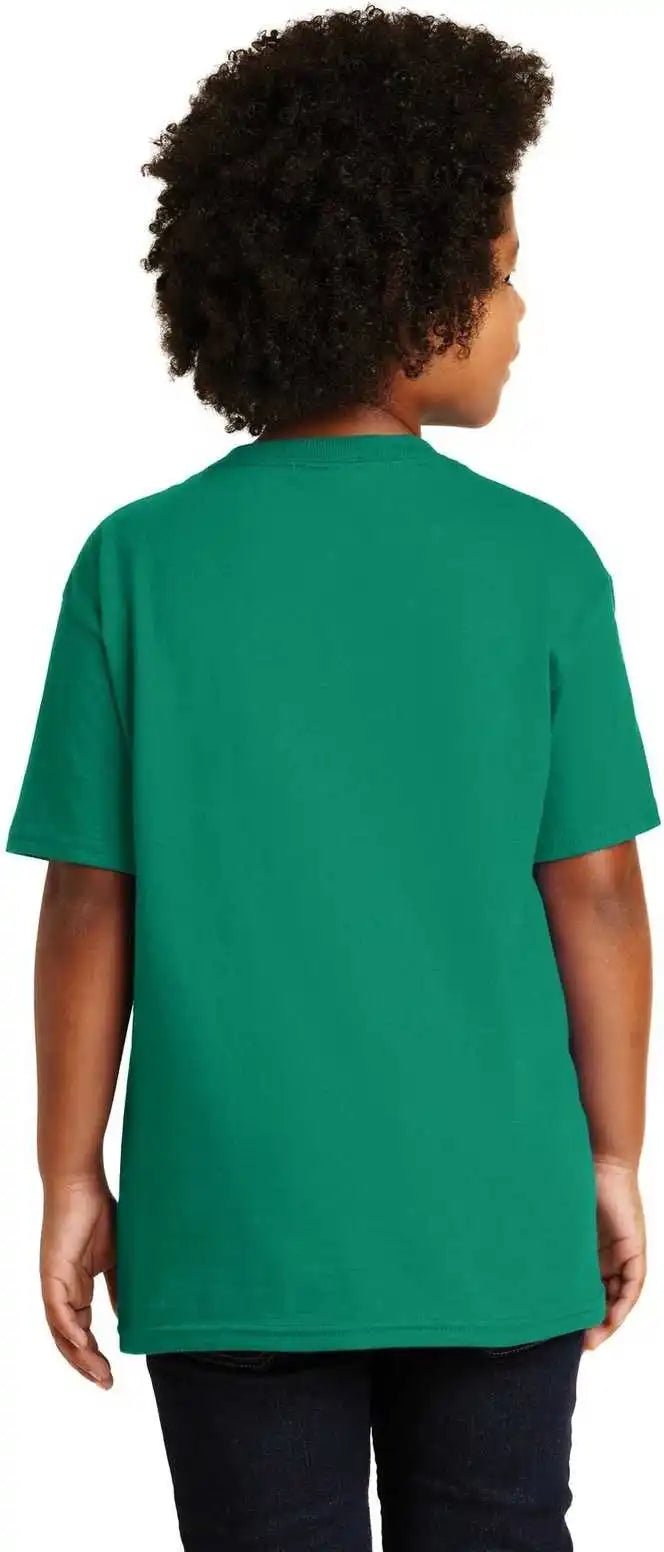 Gildan 2000b Youth Ultra Cotton 100% t Shirt Kelly Green