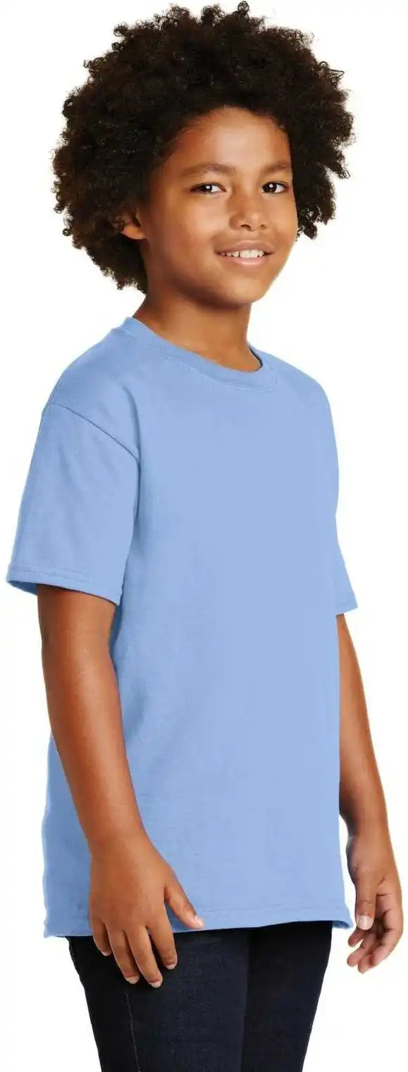 Gildan 2000b Youth Ultra Cotton 100% t Shirt Light Blue