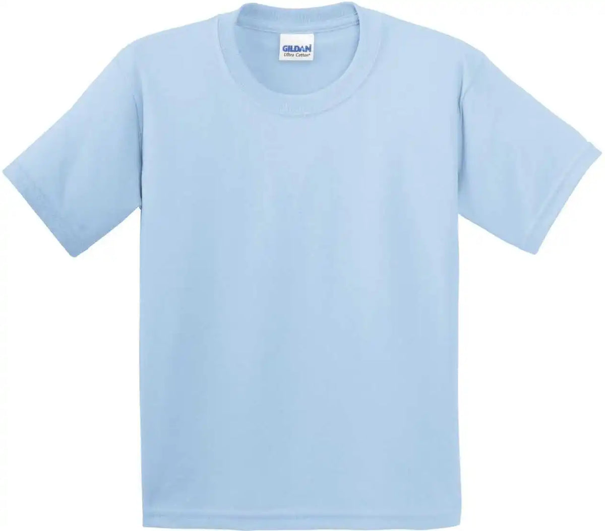 Gildan 2000b Youth Ultra Cotton 100% t Shirt Light Blue