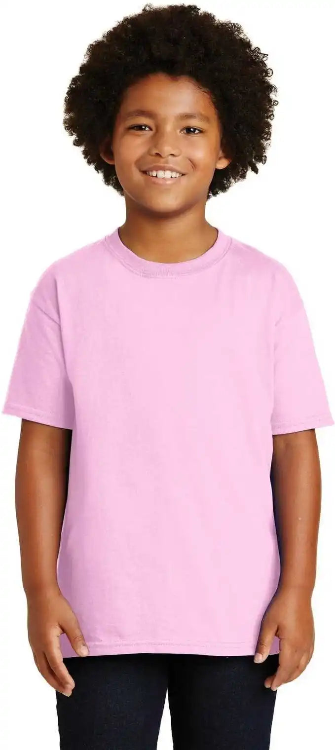Gildan 2000b Youth Ultra Cotton 100% t Shirt Light Pink