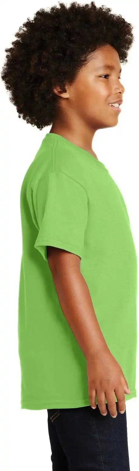Gildan 2000b Youth Ultra Cotton 100% t Shirt Lime