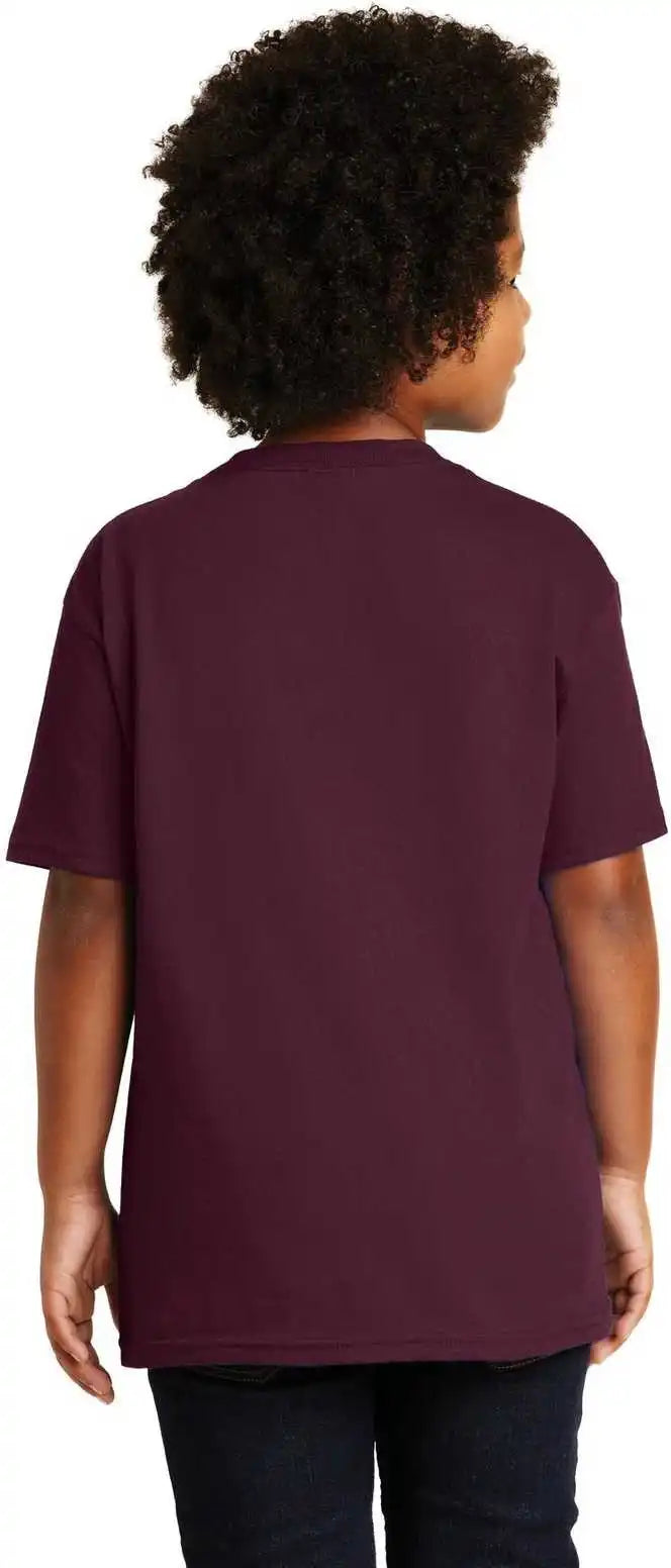 Gildan 2000b Youth Ultra Cotton 100% t Shirt Maroon
