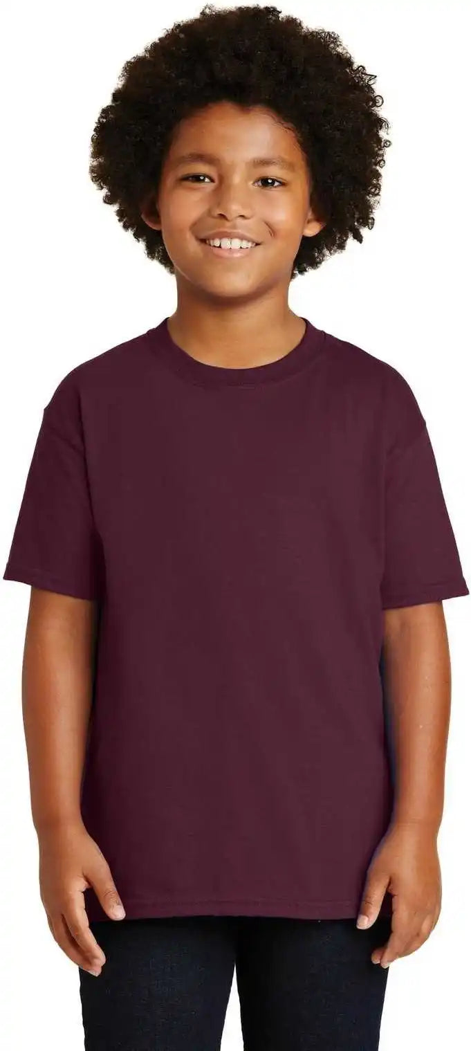 Gildan 2000b Youth Ultra Cotton 100% t Shirt Maroon