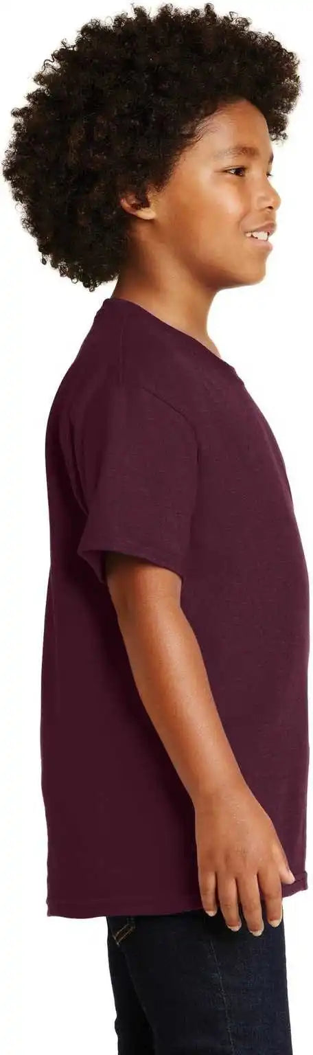 Gildan 2000b Youth Ultra Cotton 100% t Shirt Maroon