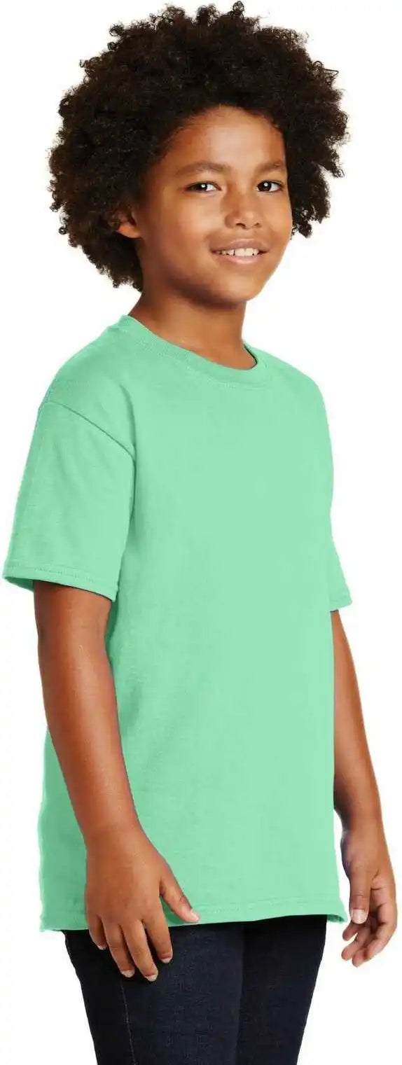 Gildan 2000b Youth Ultra Cotton 100% t Shirt Mint Green