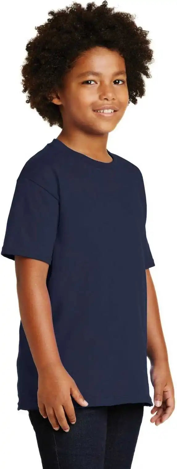 Gildan 2000b Youth Ultra Cotton 100% t Shirt Navy